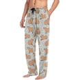 thumbnail image 2 of FREEAMG Men's Pajama Pants with Pockets Loose Lounge Sleepwear Long Pjs Bottoms, 2 of 4