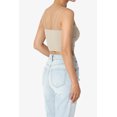 thumbnail image 4 of TheMogan Women's Solid Spaghetti Straps Ribbed Seamless Stretch Crop Cami Tank Top, 4 of 7