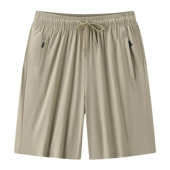 BLCHUNen Plus Size Mens Workout Shorts Summer Stretch Lightweight Breathable Athletic Running Shorts with Pockets