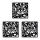 thumbnail image 2 of Naiovety 4x Panel divisor de habitación DIY fácil de montar Panel de pantallas divisorias colgantes duraderos y modernos mariposas negras Type1 NO1, 2 of 6
