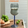 thumbnail image 5 of Copas de Vino - Copas de Vino Grandes, Sopladas a Mano - Copas de Vino de Tallo Largo, Cristal Premium - Cata de Vinos, Boda, Aniversario, Navidad - Transparente, 5 of 5