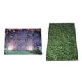 thumbnail image 1 of 2 Pcs 7X5Ft Flowers Wall Photography Backdrops Brick Nature Green Grass Backdrop Spring Stuido Background,2 x Photography Backdrop,Green+Brown & Green, 1 of 8