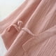 thumbnail image 3 of Minnieouse Kimono primavera verano crepé camisón suelta mujeres hombres Albornoz media manga hogar boda pijamas ropa de dormir Type4 NO4, 3 of 6