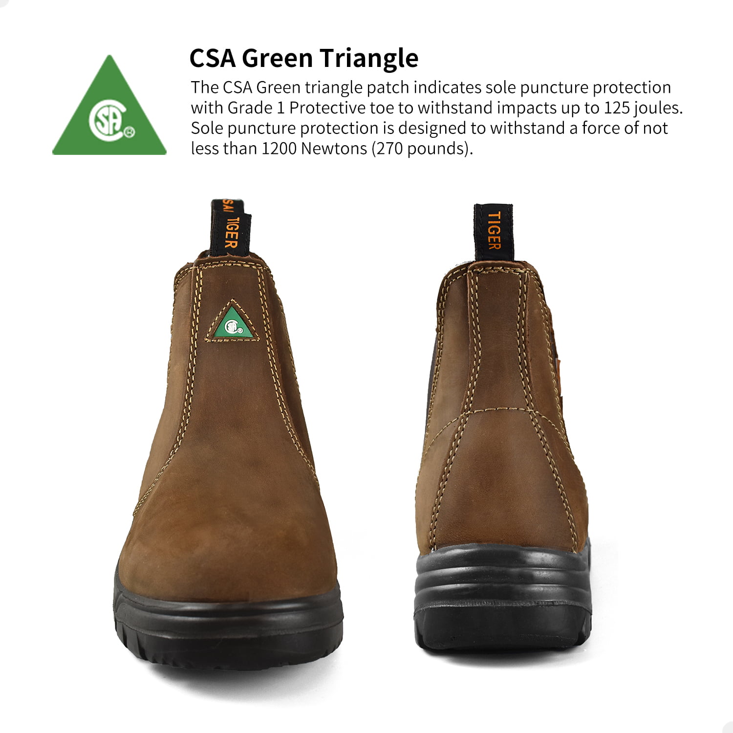 csa green triangle shoes