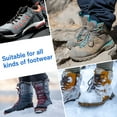 thumbnail image 2 of TOMSHOO 32-Tooth Ice Claw Stainless Steel Anti-Slip Shoe Cover Snow, 2 of 7