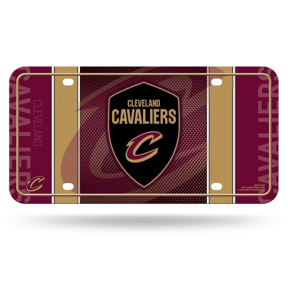 Cleveland Basketball Cavaliers Standard 12x6 Metal License Plate Auto Tag
