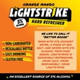 thumbnail image 4 of Lightstrike Hard Refresher - Orange Mango, 4 pack, 16.9 fl oz Bottles, 5% ABV, 4 of 11