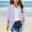 Purple, variant on OGLCCG Kids Girls Cardigan 3/4 Sleeves Open Front Lightweight Cardigan Solid Color Draped Ruffles Cardigan Size 3-14 Years
