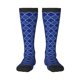 thumbnail image 1 of Fotbe Blue Gold Grid Lantern Shapes Calcetas Divertidas Estampadas para Hombre y Mujer, Calcetas de Algodón hasta la Rodilla para Caminar, Correr, Enfermería y Embarazo, 1 of 6