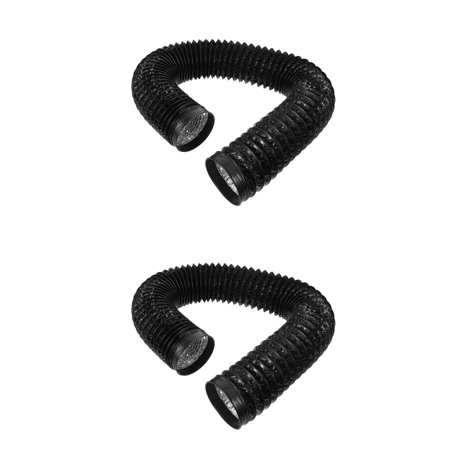 UPGRATOR 2-Pack Flexible Aluminum Dryer Vent Hose, Heavy Duty Air Duct for Dryer Exhaust, Ventilation, Heating & Cooling Systems