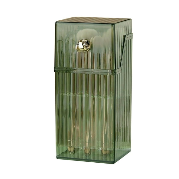 Boîte de Rangement pour Pinceaux Cosmétiques, Boîte de Rangement pour Pinceaux de Maquillage Organisation de Table Exquise Antipoussière de Luxe pour Crayon à Sourcils