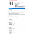 thumbnail image 2 of Rear Brake Pad and Rotor Kit - Compatible with 2005 Volvo V50, 2 of 2