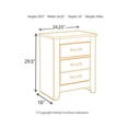 thumbnail image 1 of Signature Design by Ashley Brinxton Table de Nuit, Noir, 1 of 5