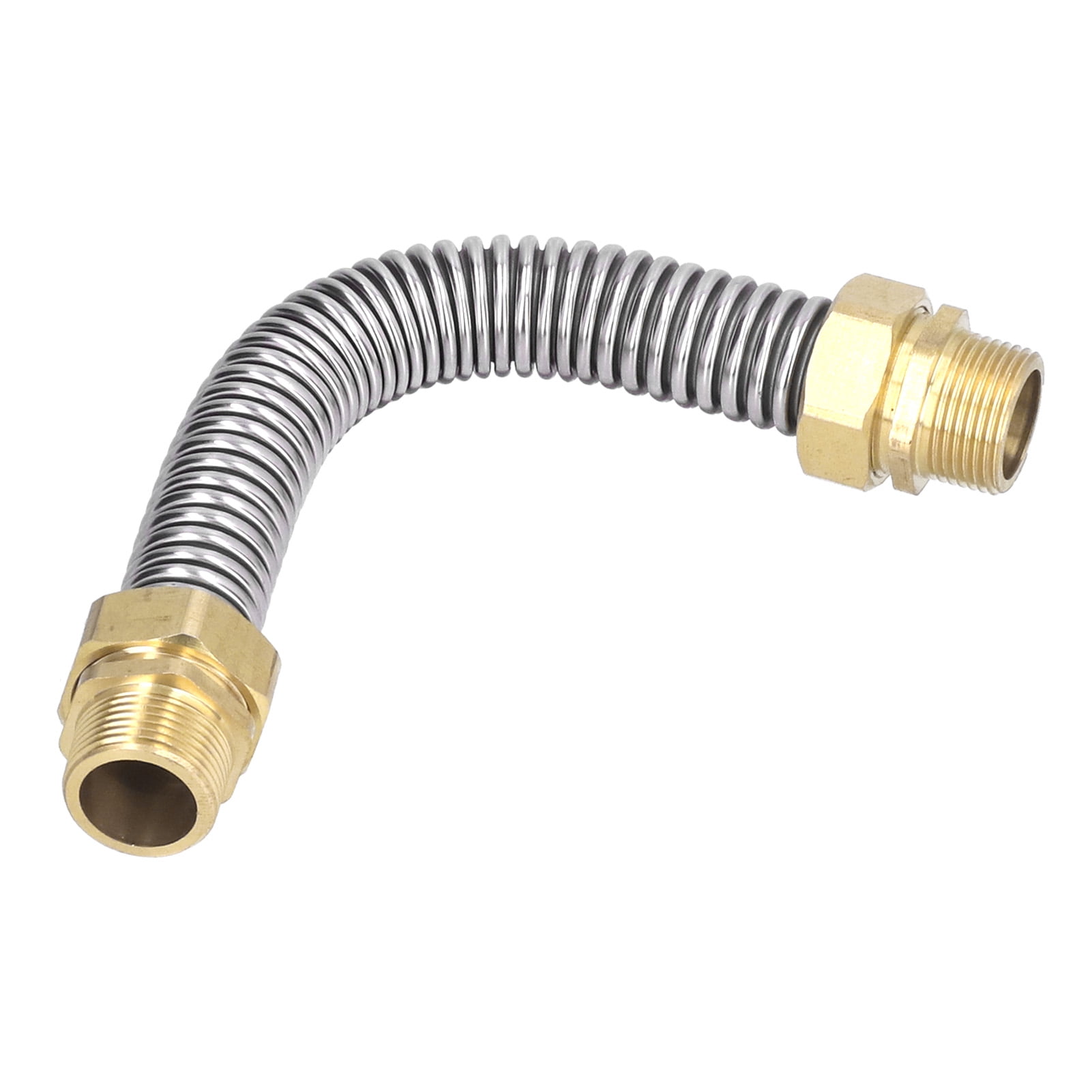 Fdit G3/4 Male Thread Air Conditioner Connecting Pipe Stainless Steel