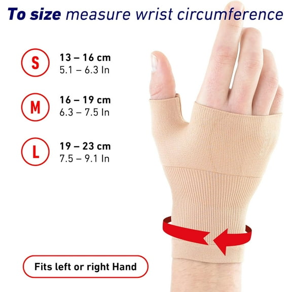Thumb Wrist Support Brace, CMC Thumb Spica Splint for Arthritis Pain, De Quervains Tenosynovitis, Trigger Thumb, Tendonitis, Sprain, Fits Both Left or Right Hands