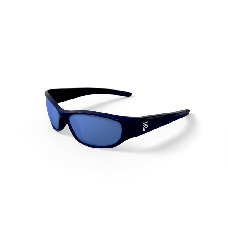 PRX Men's Fashion Sunglasses, Wolf - Shiny Black, Wrap