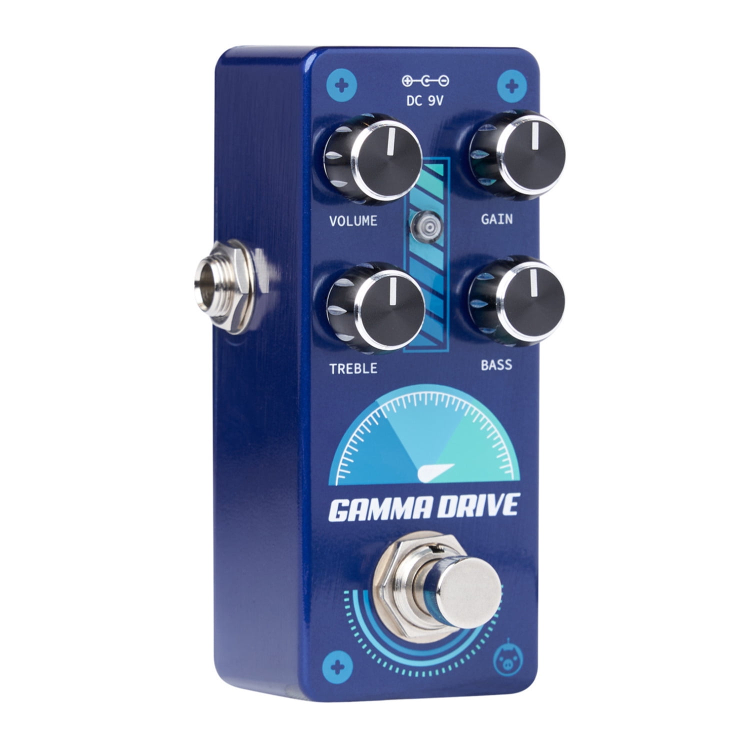 Pigtronix Gamma Drive Overdrive Effects Pedal Blue