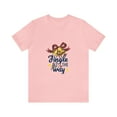 thumbnail image 2 of Christmas  Festive Holiday Jingle All The Way Unisex Classic Sleeve Tee, 2 of 10