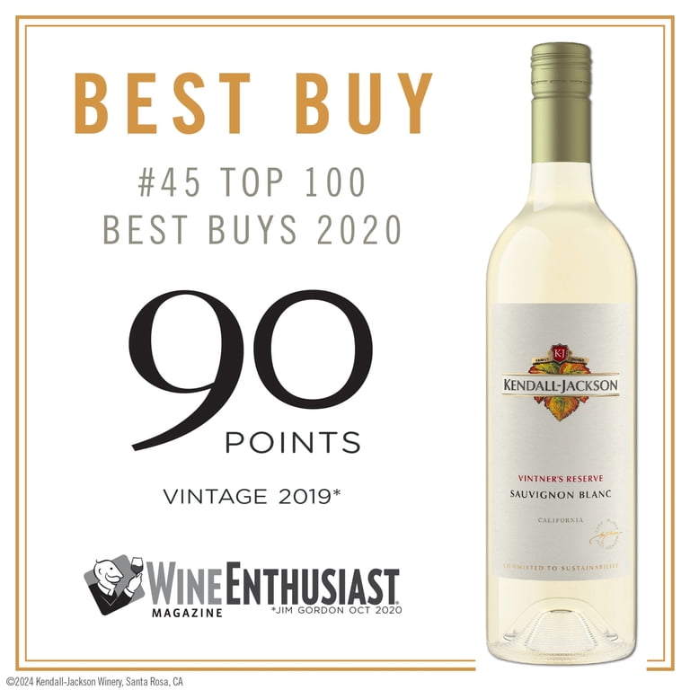 Kendall-Jackson, White Wine, 750ml, Sauvignon Blanc California