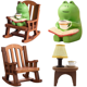 thumbnail image 1 of Estatua en Miniatura Rocker Con Escritorio Oficina, 1 of 9