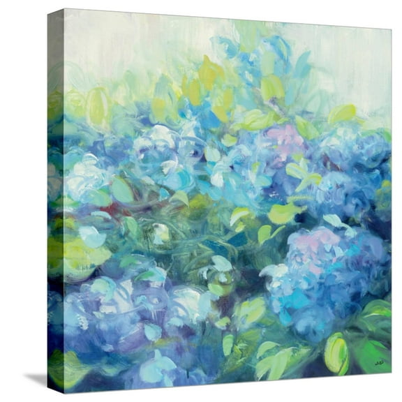 Art.com Bright Hydrangea II Stretched Canvas Print Wall Art by Julia Purinton, 16" x 16"