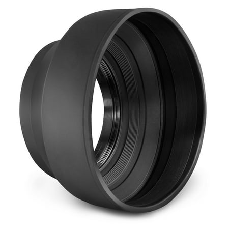 - 58MM Altura Photo Collapsible Rubber Lens Hood for for CANON Rebel T5i T4i T3i T3 T2i T1i XT XTi XSi SL1, CANON EOS 700D 650D 600D 550D 500D 450D 400D 350D 300D 1100D 100D 60D
