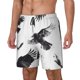thumbnail image 1 of Balery Monochrome Flying Ravens Bañador para hombre, shorts de playa de secado rápido con entrepierna y forro de compresión-Medium, 1 of 6