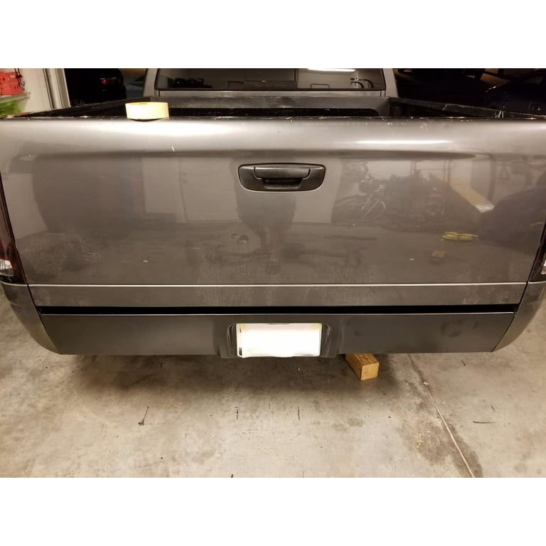 Kojem Rear Steel Roll Pan Compatible with 2002 2008 Dodge Ram 1500 2003 2009 2500 3500 Full Size Pickup w License Plate Part w Light Kit