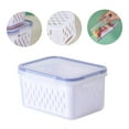 thumbnail image 4 of Naxoaeo Vegetable and Fruit Storage Containers for Fridge Organizer Produce Saver Containers for Refrigerator Lettuce Keeper BPA-Free Kitchen Organization with Lids and Air Vents, 4 of 4