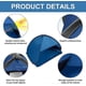 thumbnail image 3 of Portable Sun Shade, Mini Pop Up Canopy with Fully Automatic Tent and Breathable Fabric for Beach Sun Shelter, Blue, 3 of 5