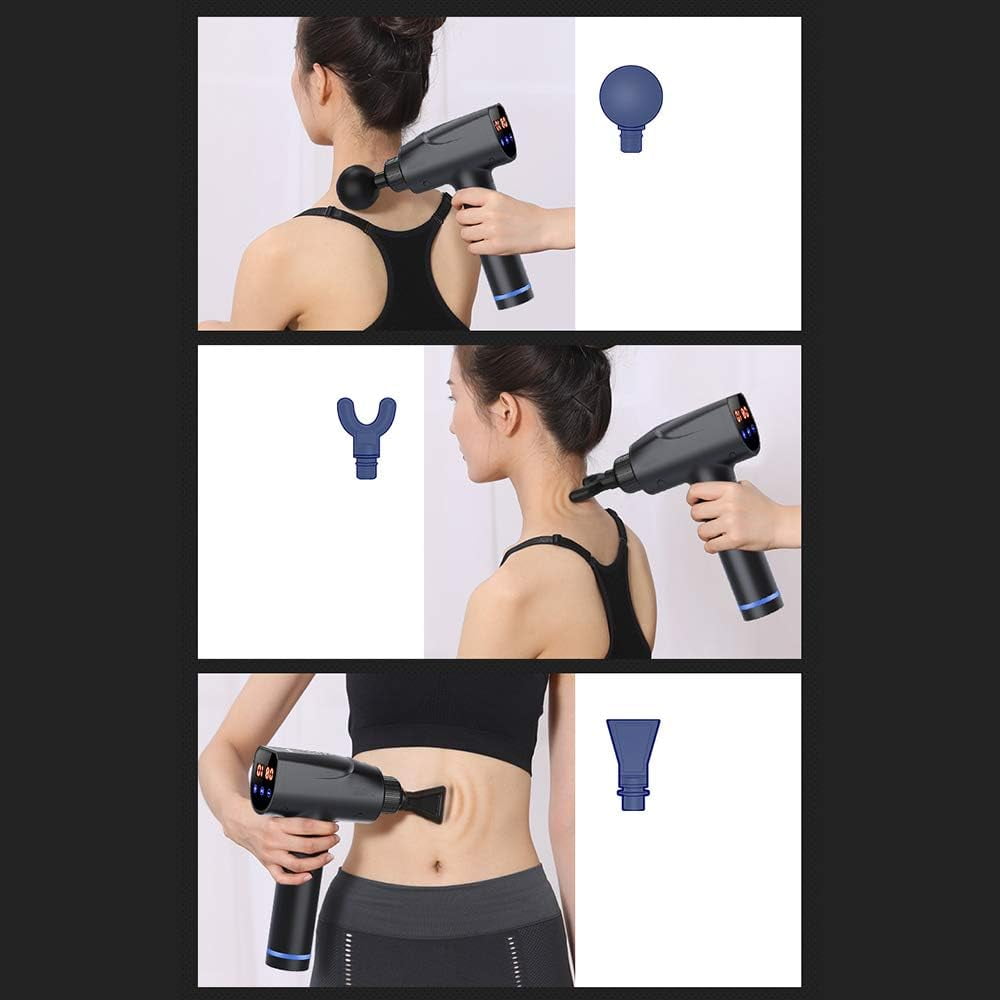 Muscle Relaxer Electric Massager deep Vibration Sports Physio t  h.e  r.a p  y Instrument Menstruation Neck Membrane Gun Release Device Muscle Fascia Massage Instrument