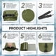 thumbnail image 5 of MARCHWAY Mochila flotante impermeable con bolsa seca de 5 L/10 L/20 L/30 L/40 L con tapa enrollable que mantiene el equipo seco para kayak, rafting, canotaje, natación, camping, senderismo, pesca en l, 5 of 8