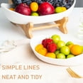 thumbnail image 3 of Fruit And Vegetable Storage Basket, Kitchen Basket, Fruit And Vegetable Storage Rack, Snack Tray Storage Bowl, 3 of 5
