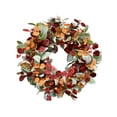 thumbnail image 2 of Tyidzon Fall Wreath, Artificial Eucalyptus Leaves Wreath with Berries for Front Door and Thanksgiving Decor, 17.7 in, 2 of 6