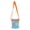 Blue, variant on Light Blue Light Blue Beach Mesh Collector Bag With Zipper And Shoulder Strap For Kids And Adults Summer Use