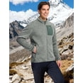 thumbnail image 3 of Pioneer Camp Men's Fleece Jackets Full Zip Lightweight Winter Warm with Zipper Pockets Athletic Camping Outwear Coat, 3 of 6