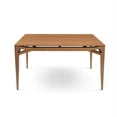 thumbnail image 1 of Herval 55" x 35" Rectangular Solid Wood Modern Dining Table in Oak, 1 of 13