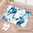 thumbnail image 5 of Ice Hockey Area Rugs: Polyester Non-Slip Machine Washable Floor Carpet Office Rug, 5 of 6