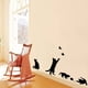thumbnail image 3 of Matsuzay Adhesivo de pared impermeable de fondo de gato para escaleras de dormitorio y sala de estar extraíble Decoración del hogar, 3 of 6