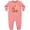 Mauve, variant on Grandma Loves Me Woodland Fox Baby Fleece Romper