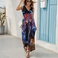 thumbnail image 5 of Octopus in The Mysterious Ocean Sleeveless Dress Woman Fashion Long Dresses Women's Summer Suit Dress 2025, 5 of 6