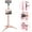 Pink, variant on LINCO Adjustable iPhone iPad Selfie Stick Tripod 52” Bluetooth Remote Mic Stand Tablet Holder -Black