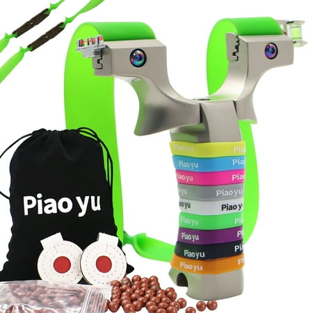 Piaoyu Slingshots for Adults Hunting Professional Slingshots for Adult Shooting Practice of Wrist Slingshot Set