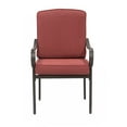 thumbnail image 3 of Outdoor Patio Garden Furniture Augusta 5-Piece Dining Set with 4 Cushioned Chairs, 1 Square Dining Table - Red, 3 of 8