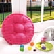 thumbnail image 3 of ER Cojín redondo para silla, cojín para silla colgante, cojín de asiento suave Rojo Verde Excelente Rendimiento, 3 of 5