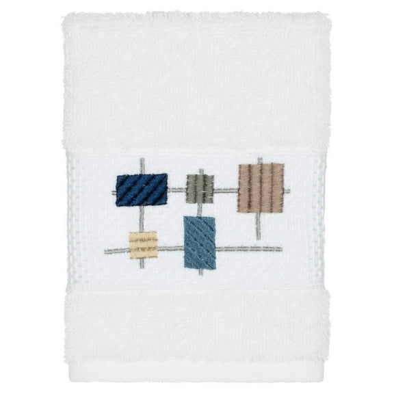 Linum Home Textiles Khloe Embellished Turkish Cotton Washcloth