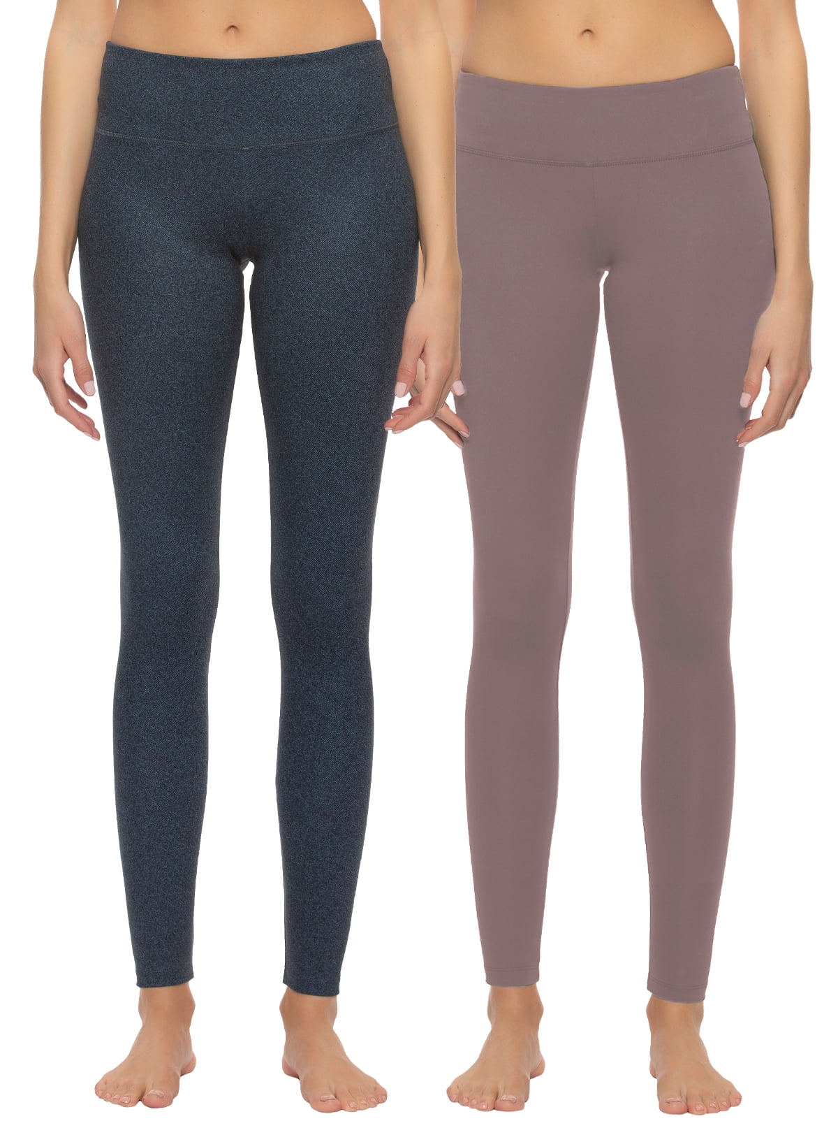 Felina Felina Sueded Athleisure Performance Legging (2Pack) Womens