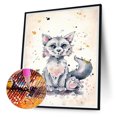 thumbnail image 1 of Cuadros Decorativos 5D bricolaje taladro redondo completo diamante pintura Fox Kit hogar dormitorio decoración (NH2712) Wdftyju embutido en tela, 1 of 8
