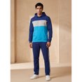 thumbnail image 2 of Men's Urban Edge Colorblock Pullover Hoodie & Straight Pant Co-Ord Set, 2 of 4