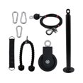 thumbnail image 4 of Set de entrenamiento de fuerza de 8 piezas perfecl accesorios Longitud ajustable de tracción de cables Estilo A, 4 of 8